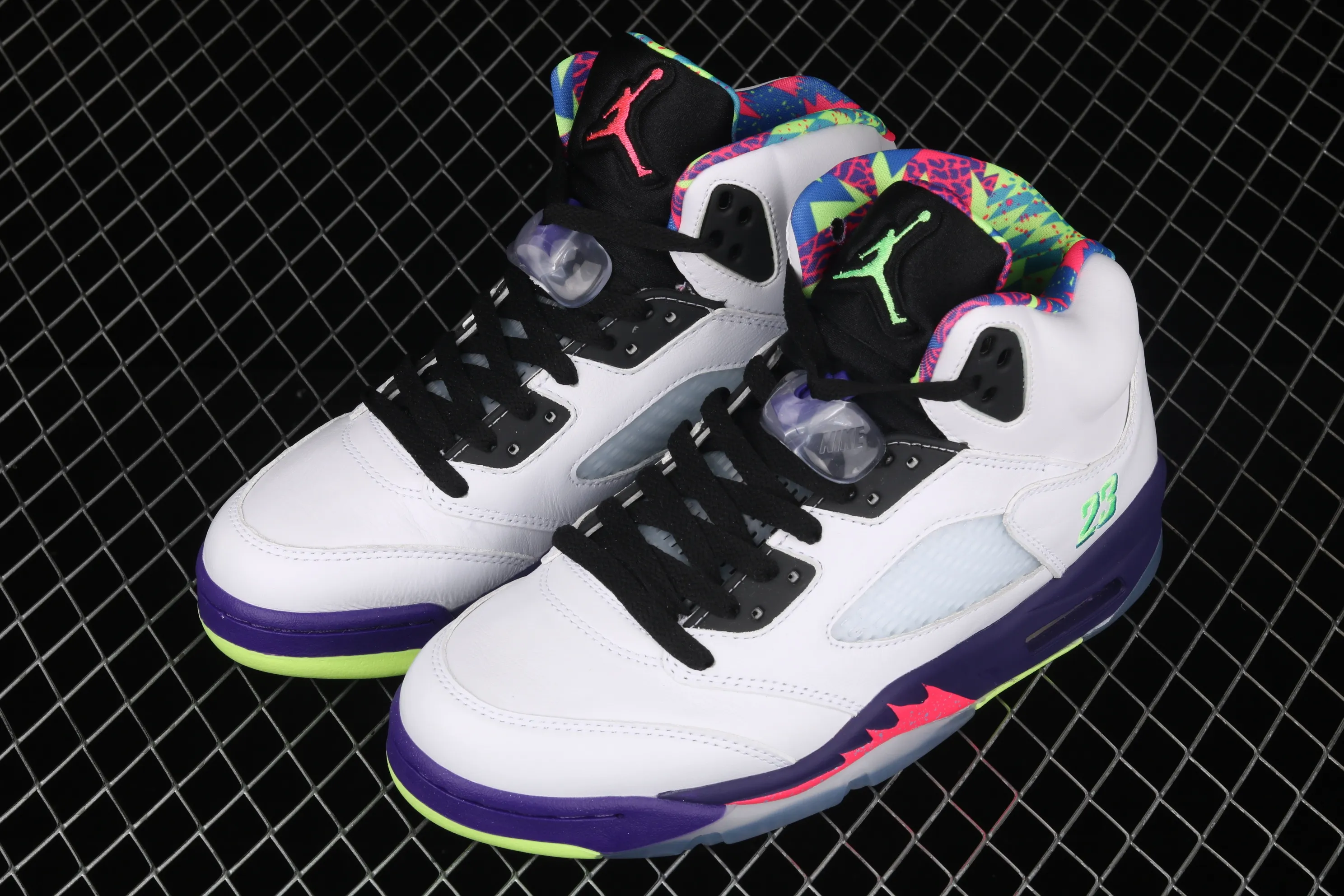 All categories Air Jordan Jordan series basketball shoes Air Jordan 5 Air Jordan 5 White Bel-Air AJ5 Joe 5 Fresh Prince 2020 version College Purple DB3335-100